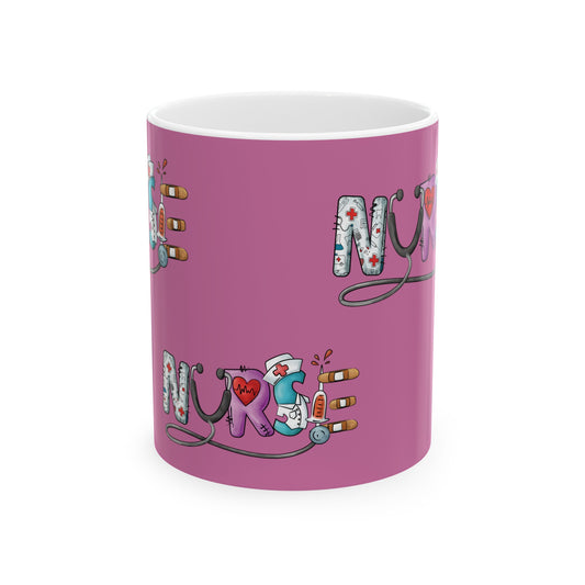 Pink Nurse Coffee Mug