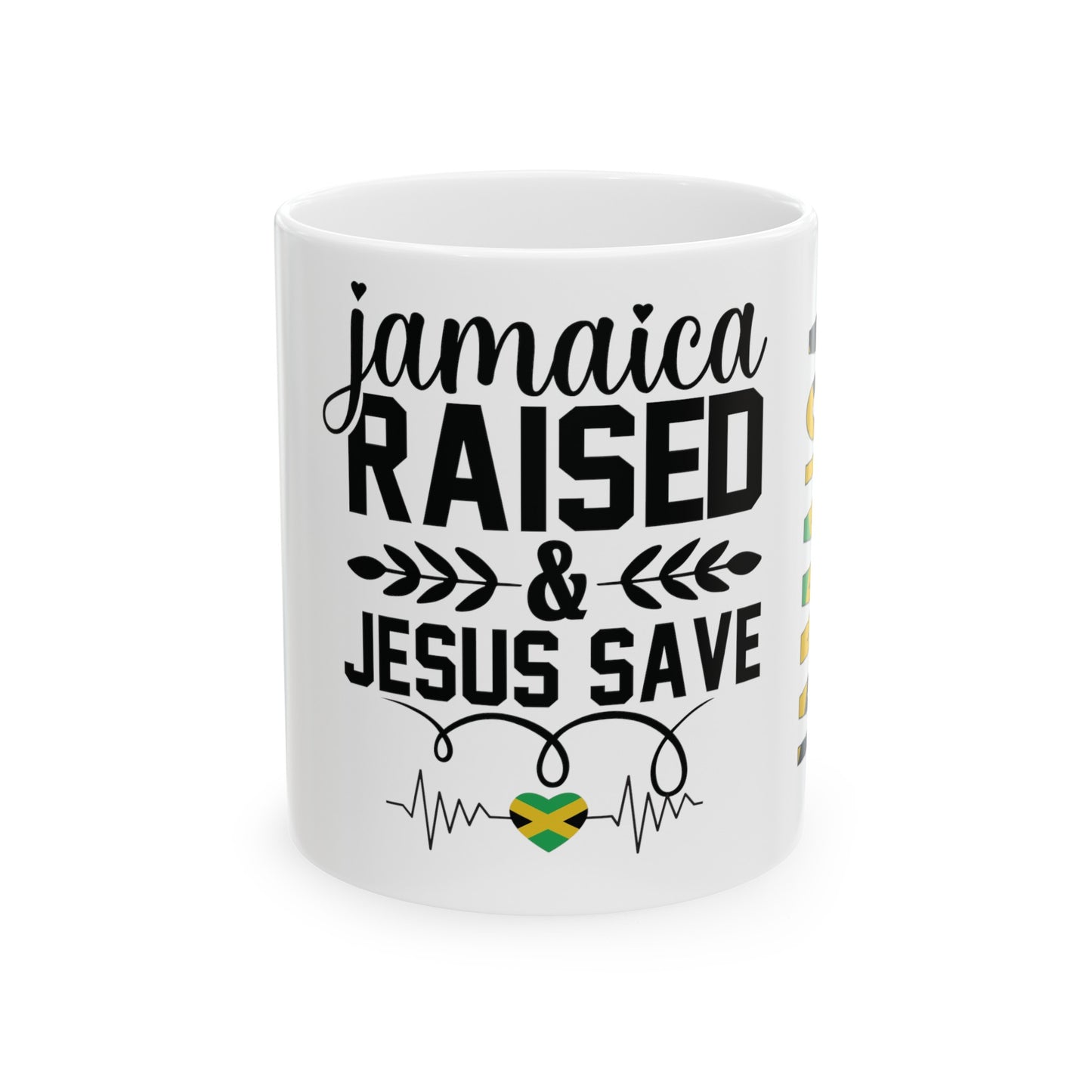 Jamaica Raise & Jesus Save Jamaican Mug, (11oz, 15oz)