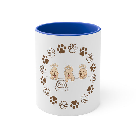 Dog Paw Print Pet-Friendly Accent Mug