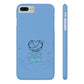 Blue Believe In You Heart Flexible Phone Case