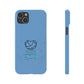 Blue Believe In You Heart Flexible Phone Case