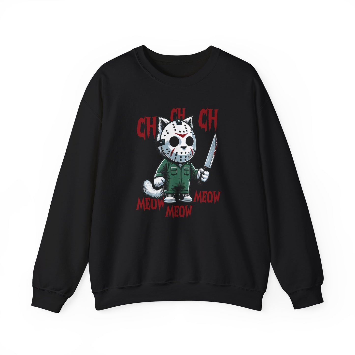 Meow, What Unisex Heavy Blend Crewneck Sweatshirt