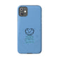 Blue Believe In You Heart Flexible Phone Case