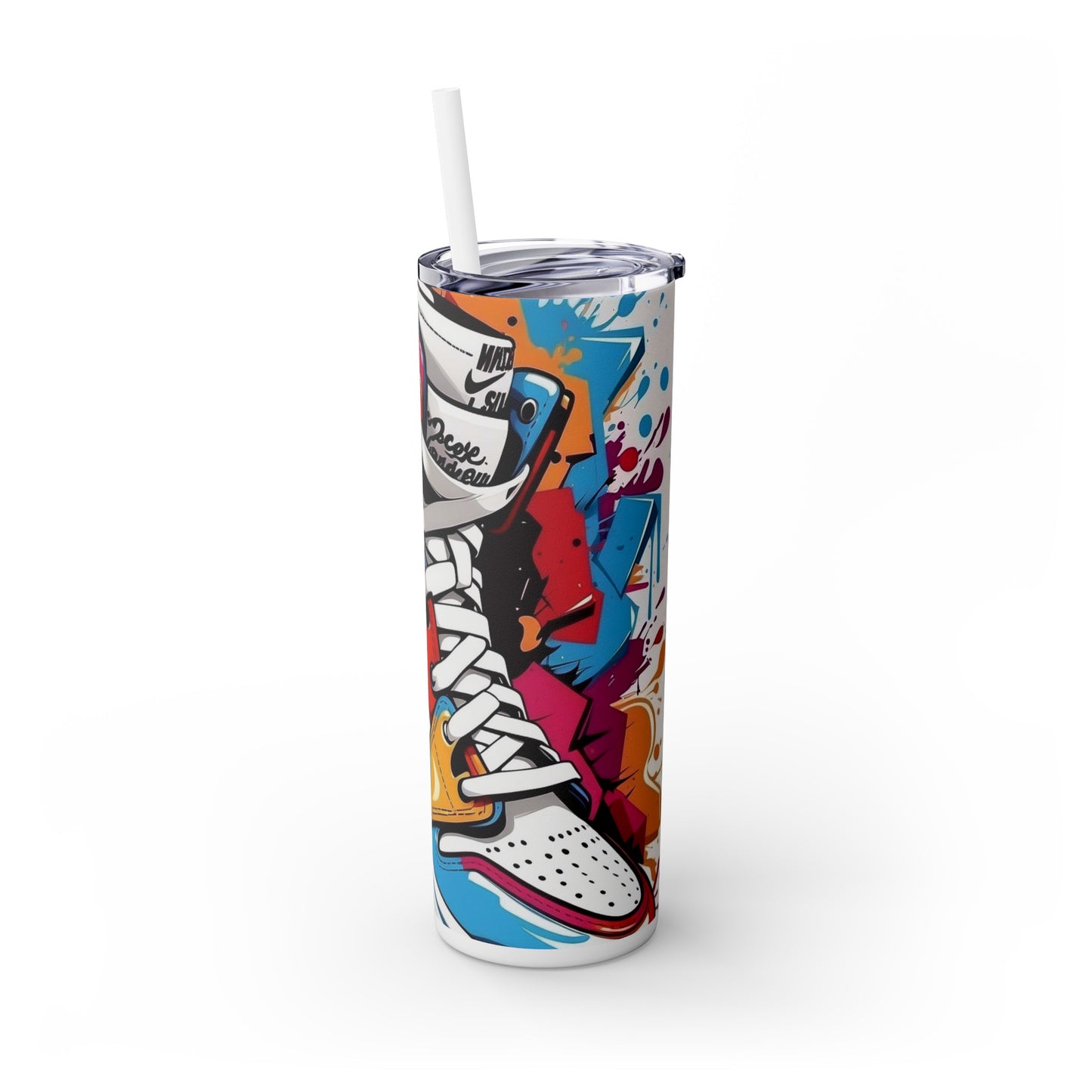 Air Force One Sneaker Tumbler With Straw