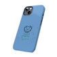 Blue Believe In You Heart Flexible Phone Case