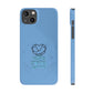 Blue Believe In You Heart Flexible Phone Case