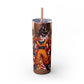 Goku Skinny Tumbler with Straw, 20oz