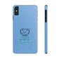 Blue Believe In You Heart Flexible Phone Case