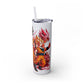 Goku Skinny Tumbler with Straw, 20oz