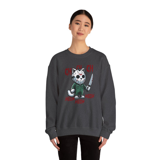 Meow, What Unisex Heavy Blend Crewneck Sweatshirt