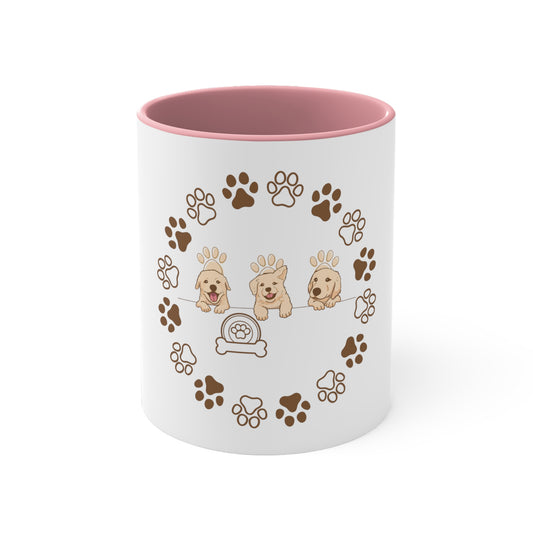 Dog Paw Print Pet-Friendly Accent Mug