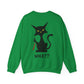 Meow, What Unisex Heavy Blend Crewneck Sweatshirt