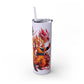 Goku Skinny Tumbler with Straw, 20oz