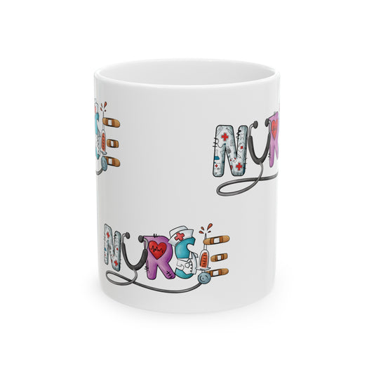 Personalize Your Perfect CuppaNurse Ceramic Mug, (11oz, 15oz)