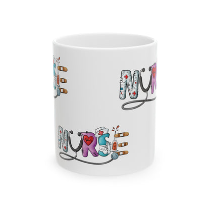 Nurse Ceramic Coffee Mug, (11oz, 15oz)