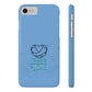 Blue Believe In You Heart Flexible Phone Case