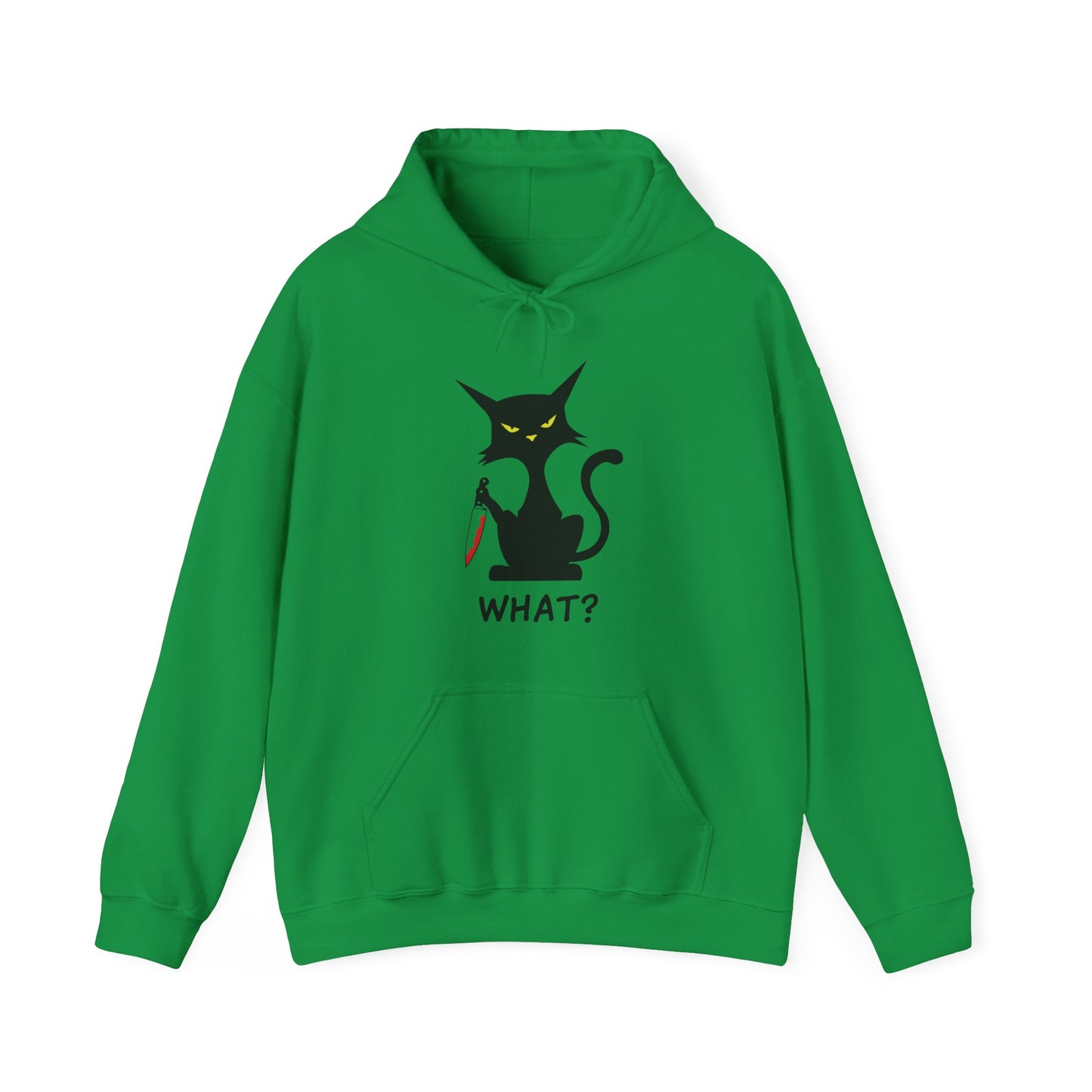 What, Meow Unisex Heavy Blend Hooded Sweatshirt