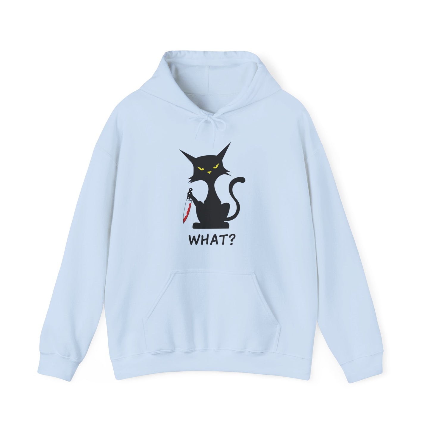 What, Meow Unisex Heavy Blend Hooded Sweatshirt