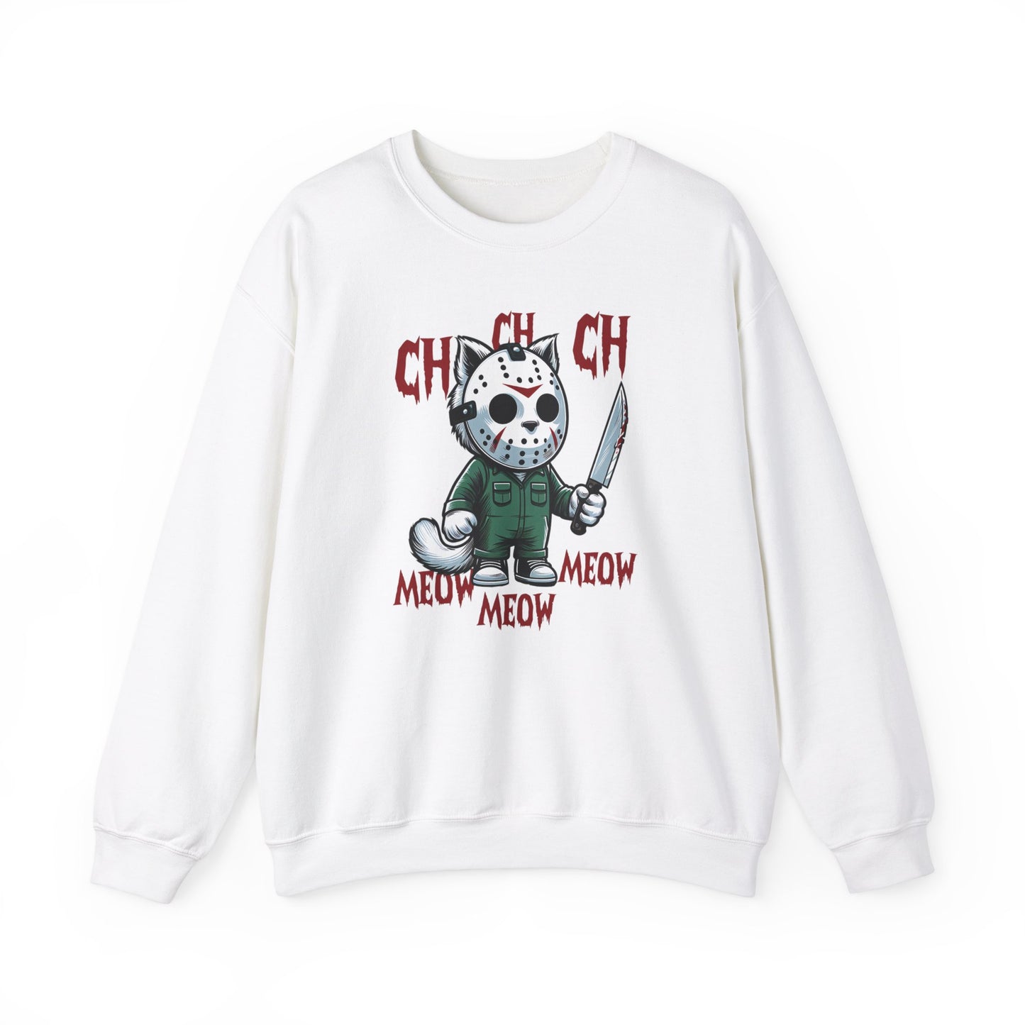 Meow, What Unisex Heavy Blend Crewneck Sweatshirt