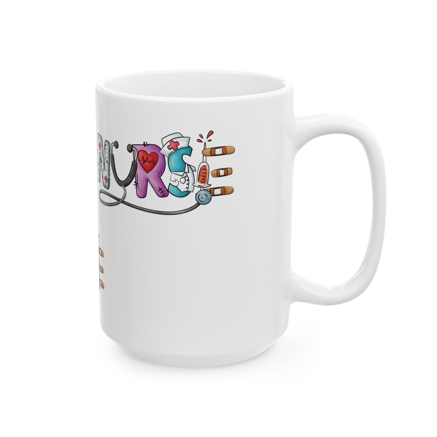 Nurse Ceramic Coffee Mug, (11oz, 15oz)