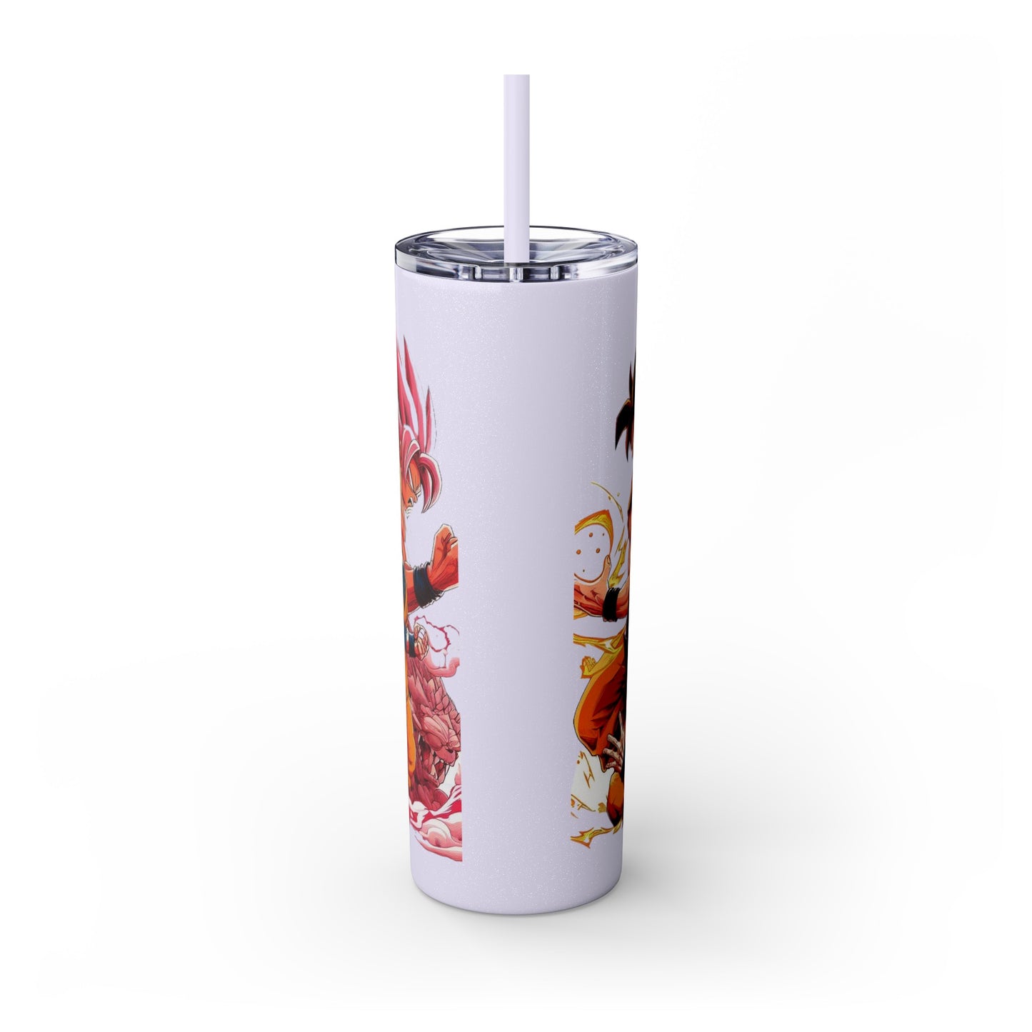 Goku Skinny Tumbler with Straw, 20oz