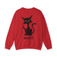 Meow, What Unisex Heavy Blend Crewneck Sweatshirt