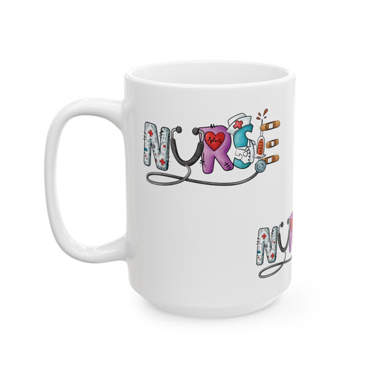 Nurse Ceramic Coffee Mug, (11oz, 15oz)