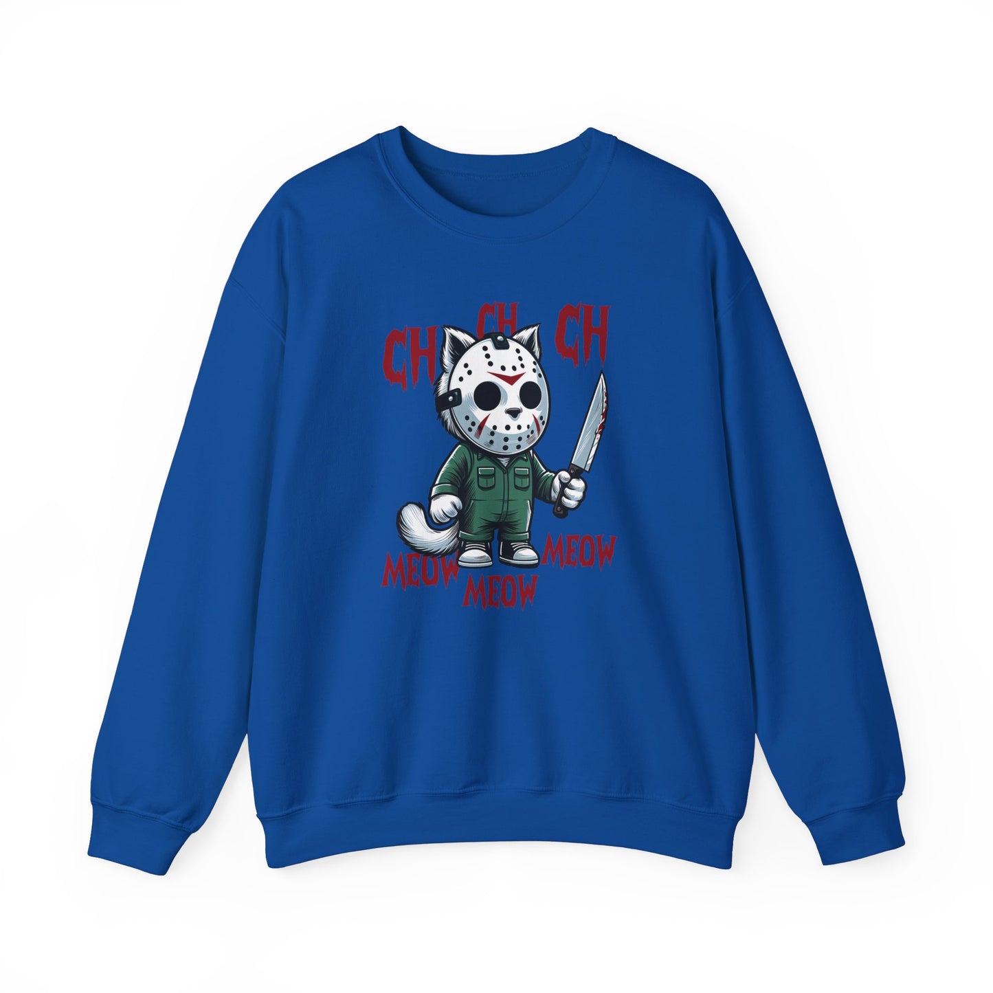 Meow, What Unisex Heavy Blend Crewneck Sweatshirt