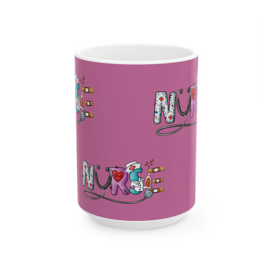 Pink Nurse Coffee Mug