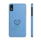 Blue Believe In You Heart Flexible Phone Case